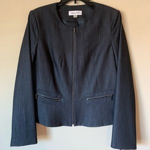 Calvin Klein peplum jacket